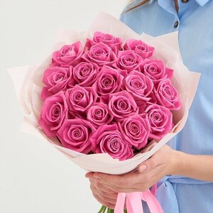 Букет из 19 роз Пинк Флойд цветы и букеты с доставкой по Горловке